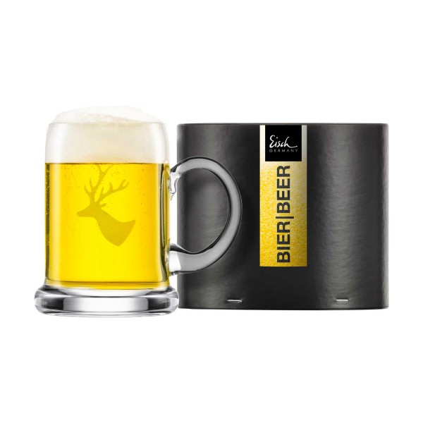 Eisch Chalet Bierseidel 300 ml in Geschenkröhre - DS