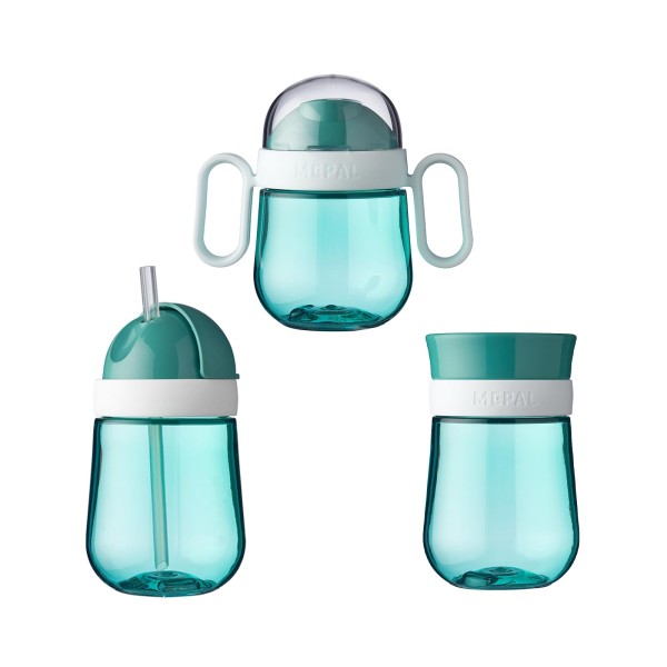 Mepal MIO Trinklernbecher Set 3-teilig deep turquoise