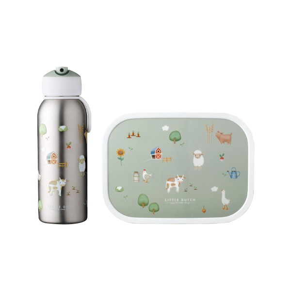 Mepal CAMPUS Lunchset mit Thermoflasche Little Farm 2-teilig