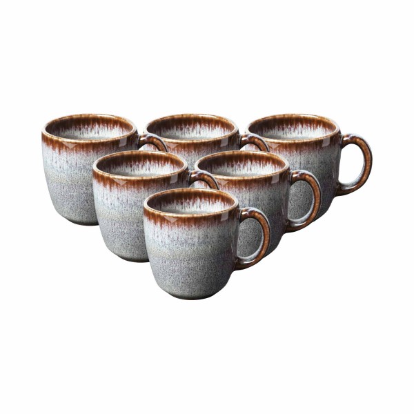 like. by Villeroy & Boch Lave beige Kaffeetasse 190 ml 6er Set - DS