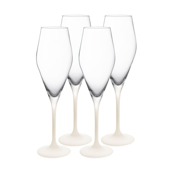 Villeroy & Boch Manufacture Rock Blanc Champagnerkelch 260 ml 4er Set - DS