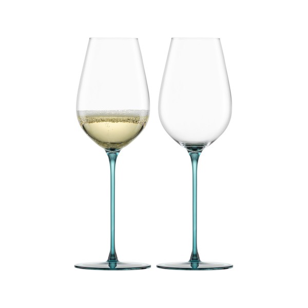 Eisch Inspire SensisPlus Allroundgläser Erfrischend & Leicht 400 ml 2er Set Aqua