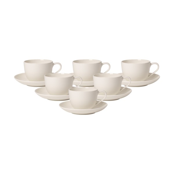 Villeroy & Boch For Me Kaffeetasse mit Untertasse 160 ml 6er Set - DS