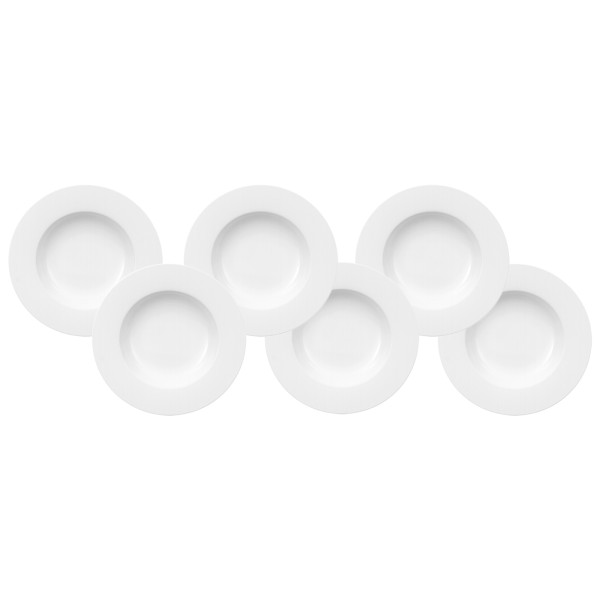 Villeroy & Boch Royal Suppenteller weiß ø 24 cm 6er Set