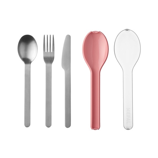 Mepal ELLIPSE Besteck-Set 3-teilig Nordic Pink