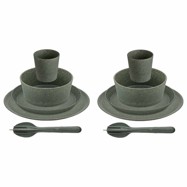 Koziol CONNECT SET HELSINKI Geschirrset 10-teilig nature ash grey