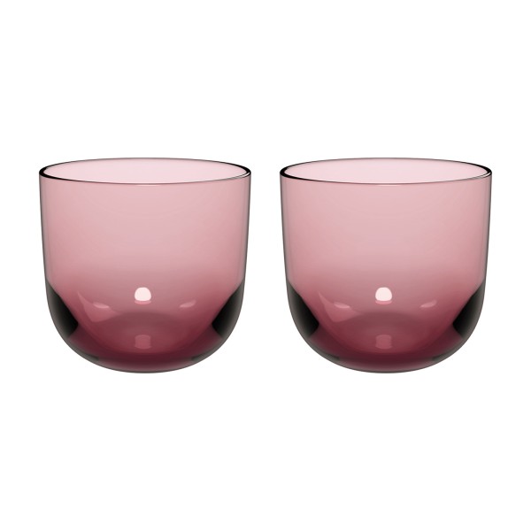 like. by Villeroy & Boch Like Glass Wasserglas 280 ml 2er Set Grape - DS