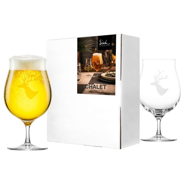 Eisch Chalet Bierglas 2er Set im Geschenkkarton