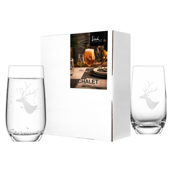 Eisch Chalet Becher 350 ml 2er Set im Geschenkkarton