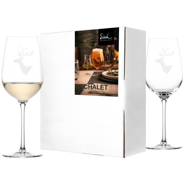 Eisch Chalet Weißweinglas 430 ml 2er Set im Geschenkkarton - DS