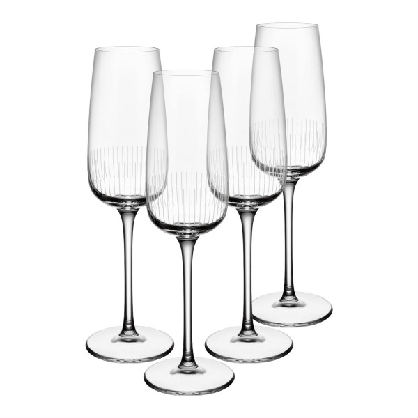 Villeroy & Boch Afina Sekt- / Champagnerglas 120 ml 4er Set