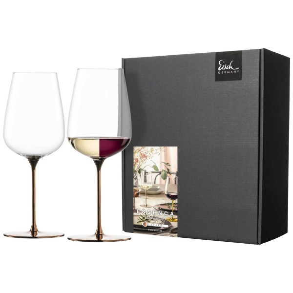 Eisch Essenca SensisPlus Copper Edition Allround-Weingläser fruchtig & aromatisch 2er Set