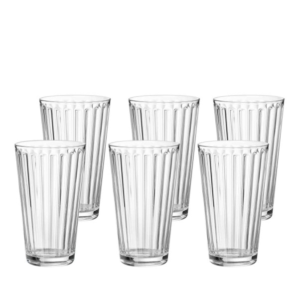 Ritzenhoff & Breker LAWE Trinkglas 400 ml transparent 6er Set - A