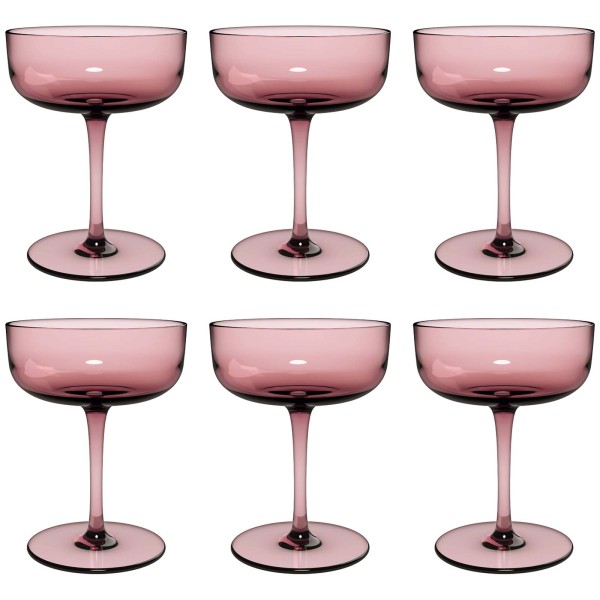 like. by Villeroy & Boch Like Glass Sektschale / Dessertschale 100 ml 6er Set Grape - DS