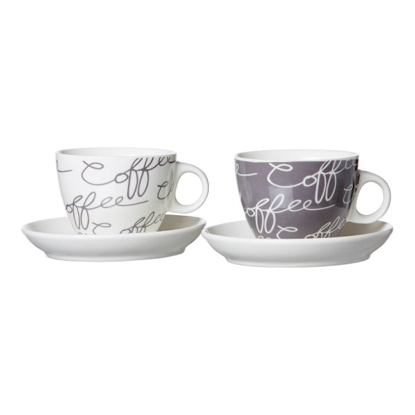 Ritzenhoff & Breker CORNELLO Cappuccino Set grau 4-teilig