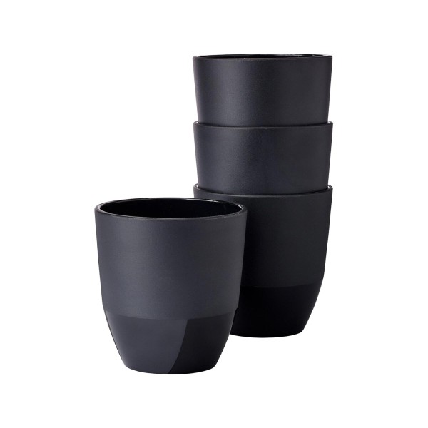 Mepal SILUETA Becher 200 ml 4er Set Nordic Black