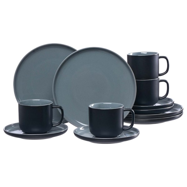 Ritzenhoff & Breker JASPER Kaffeeservice schwarz 12-teilig - DS
