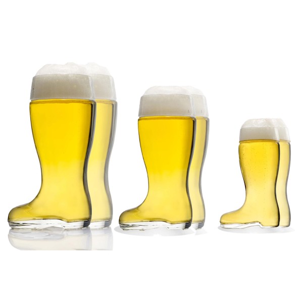 Stölzle Oberglas Stiefel Bierglas Set 6-teilig