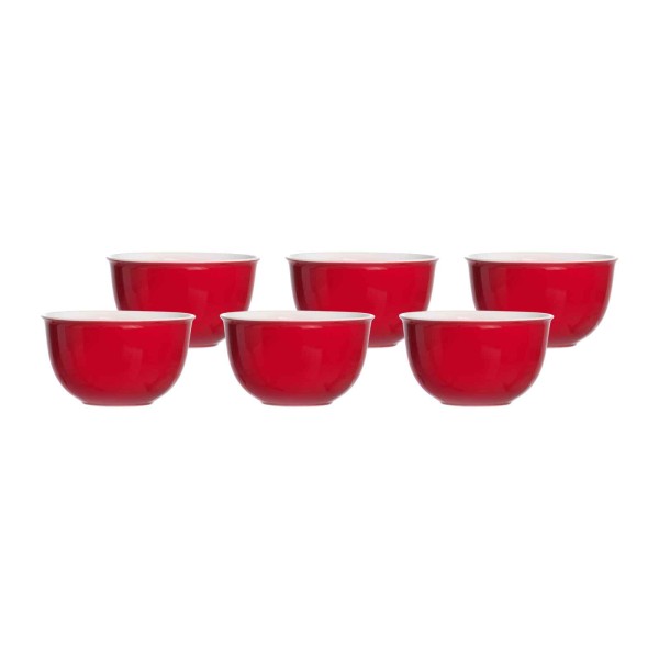 Ritzenhoff & Breker DOPPIO Müslischale 14 cm rot 6er Set