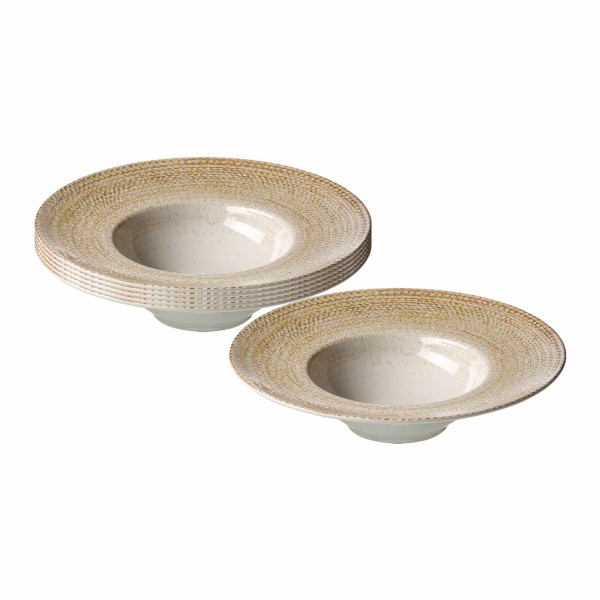Ritzenhoff & Breker Rimini Gourmetteller ø 28 cm Sand 6er Set - DS