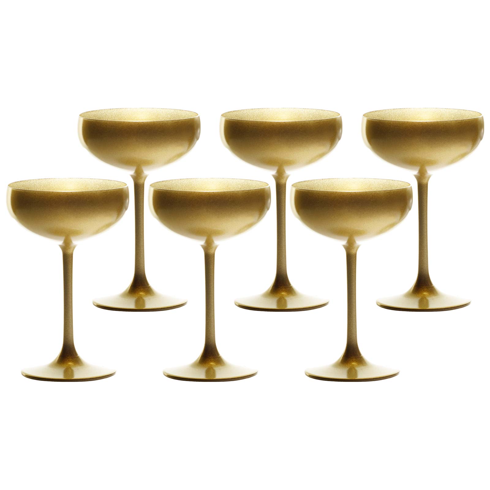 Stölzle Lausitz ELEMENTS 6x Champagner Sekt Schale Gold | Luxentu der Shop  für Genießer
