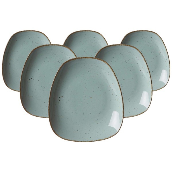 Ritzenhoff & Breker Casa Beilagenteller 19 x 16,5 cm 6er Set blau - DS