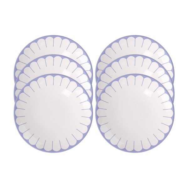 Villeroy & Boch Fleur Bleu Frühstücksteller ø 21,2 cm 6er Set - DS
