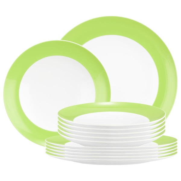 Seltmann Weiden Liberty Pure Colors Tafelservice 12-teilig Lime Green - DS