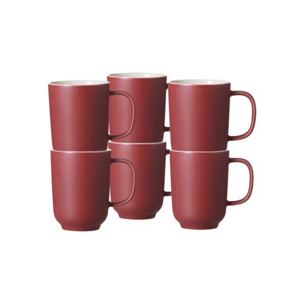 Ritzenhoff & Breker JASPER Kaffeebecher 285 ml beere 6er Set