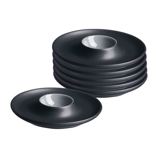 Ritzenhoff & Breker JASPER Eierbecher ø 12 cm schwarz 6er Set