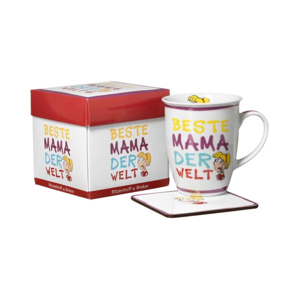 Ritzenhoff & Breker Kaffeebecher Mama im Geschenkkarton - A