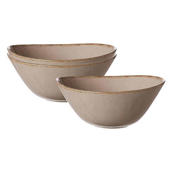 Ritzenhoff & Breker Casa Servierschale oval 3er Set grau - DS