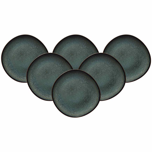 like. by Villeroy & Boch Lave gris Frühstücksteller ø 23 cm 6er Set - DS