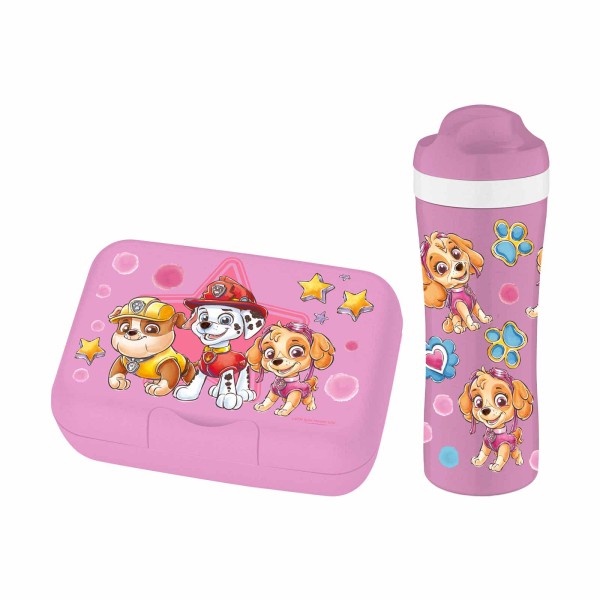 Koziol Lunchset Paw Patrol organic pink 2-tlg. - A