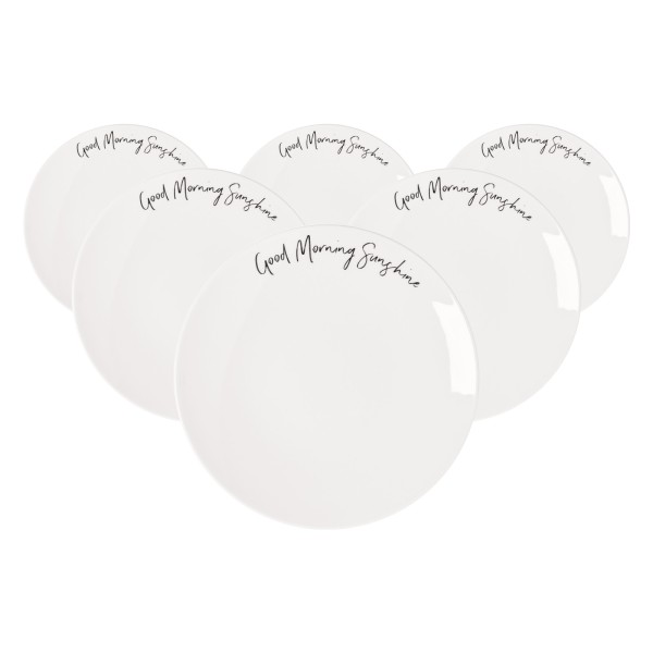 Villeroy & Boch Statement Frühstücksteller Good Morning Sunshine ø 21,2 cm 6er Set - DS
