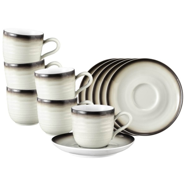 Seltmann Weiden Terra Espressotasse mit Untertasse corso 6er Set - DS