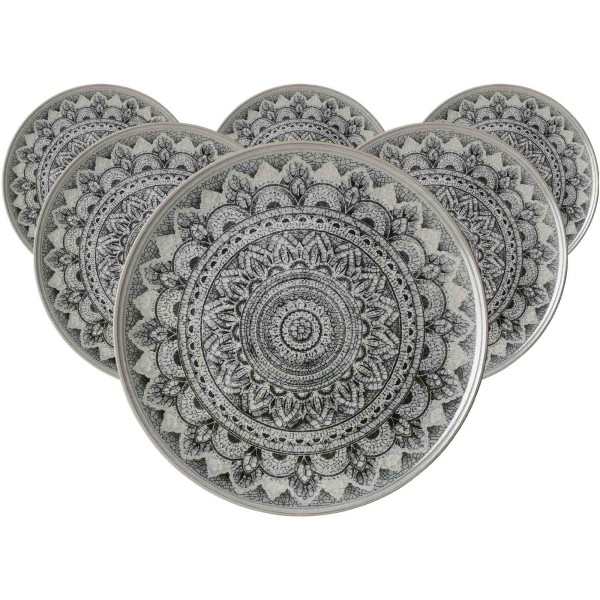 Ritzenhoff & Breker Rimini Platzteller ø 32 cm Mandala Stone 6er Set - DS