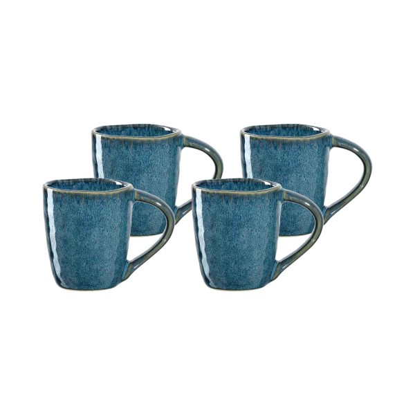 Leonardo MATERA Espressotasse 90 ml blau 4er Set