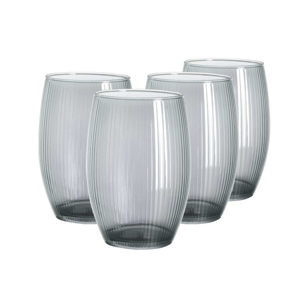 Ritzenhoff & Breker Elysia Windlicht ø 14 cm grau 4er Set - DS