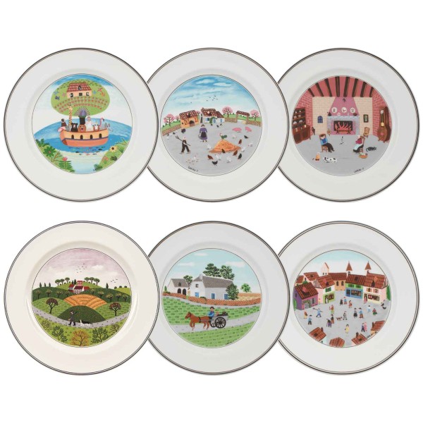 Villeroy & Boch Design Naif Speiseteller ø 27 cm Kollektion 6er Set - DS