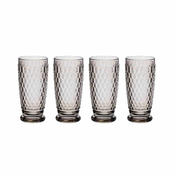 Villeroy & Boch Boston Coloured Longdrinkglas 400 ml smoke 4er Set - DS