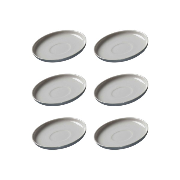 Ritzenhoff & Breker JASPER Espressountertasse ø 10,5 cm grau 6er Set
