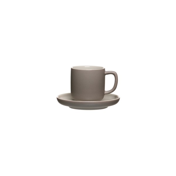 Ritzenhoff & Breker JASPER Espressotasse mit Untertasse 100 ml taupe