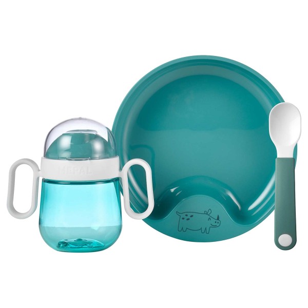 Mepal MIO Babygeschirrset deep turquoise 3-teilig