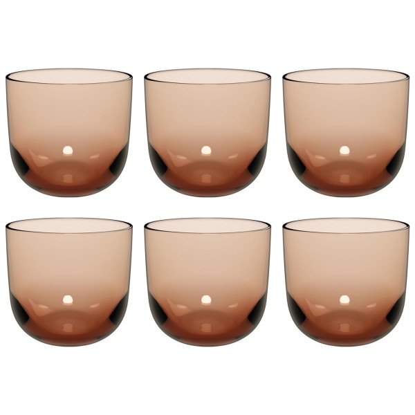 like. by Villeroy & Boch Like Glass Wasserglas 280 ml 6er Set Clay - DS