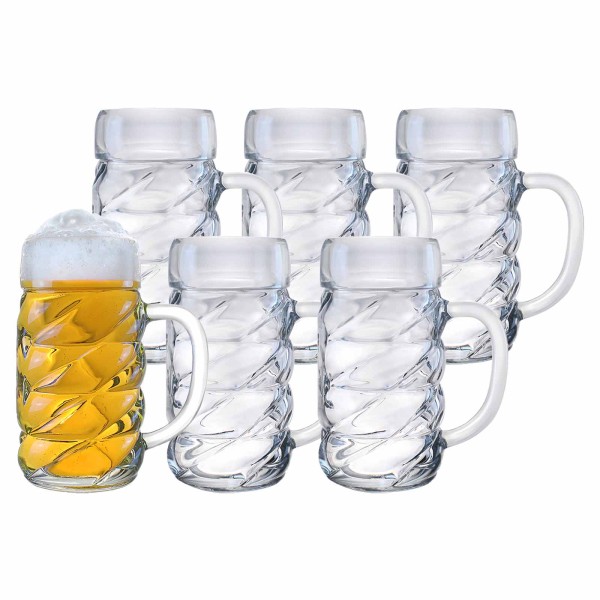 Stölzle Oberglas DIAMOND Bierkrug 0,3 l 6er Set