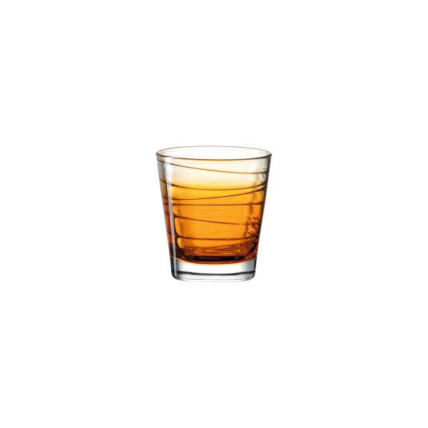 Leonardo VARIO Struttura Trinkglas klein 250 ml orangener Verlauf - A