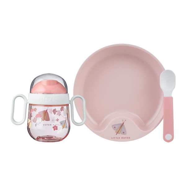 Mepal MIO Babygeschirrset Flowers & Butterflies 3-teilig