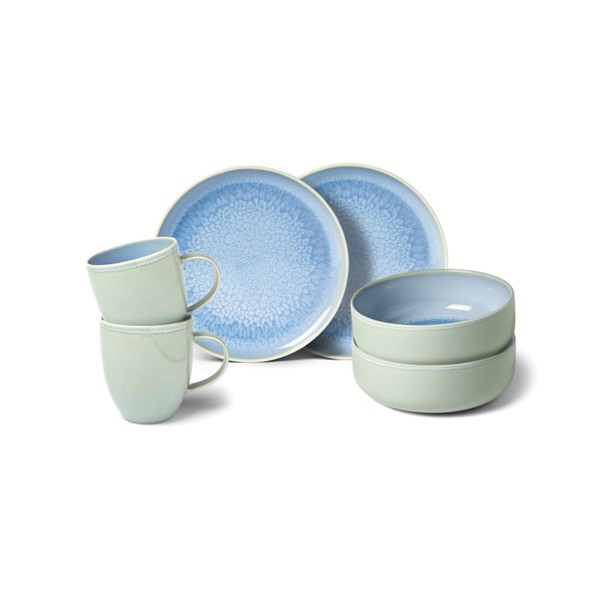 like. by Villeroy & Boch Crafted Blueberry Frühstücks-Set 6-teilig - DS