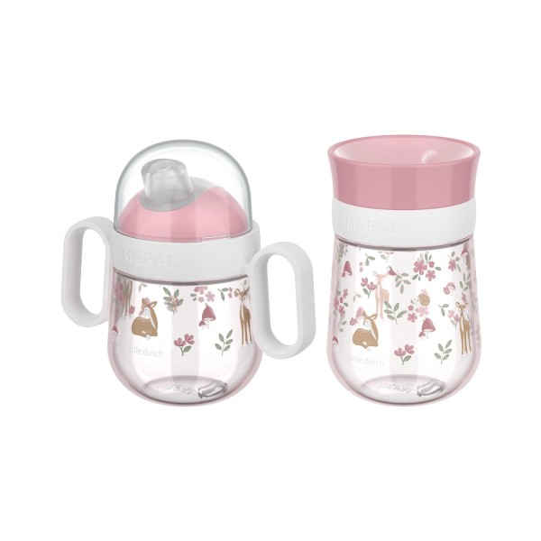 Mepal MIO Trinklernbecher Antitropf & 360° 2er Set Fairy Garden (2025)